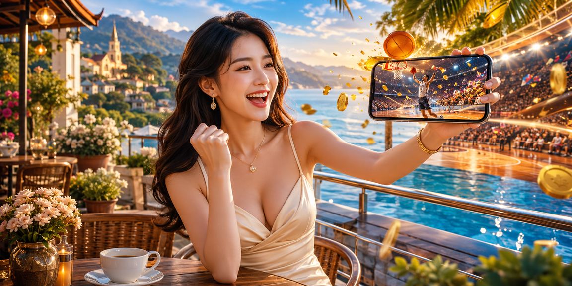 Người chơi tại Đà Lạt theo dõi kết quả giải thưởng và bóng đá trên điện thoại bên cạnh ly cà phê