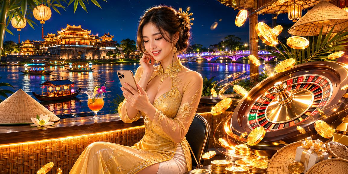 Người chơi tại Huế mặc áo dài tham gia Roulette và trò chơi casino mới trực tuyến